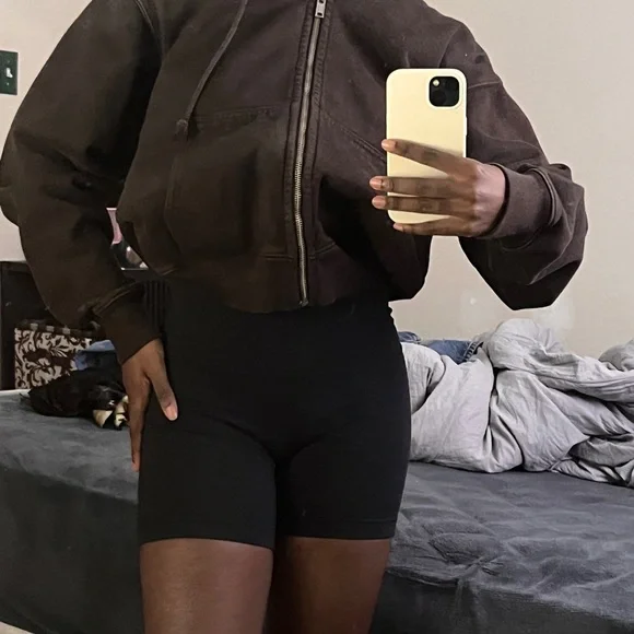 TNA - Black Biker Shorts - Picture 3 of 6